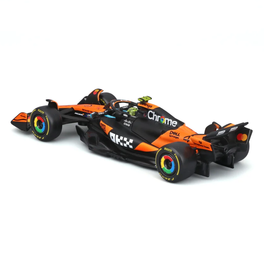 Bburago F1 McLaren F1 Team MCL39 2025 Lando Norris With Helmet 1/43 Scale Model