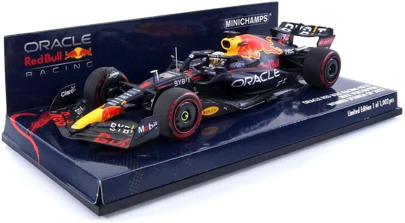 Minichamps F1 Red Bull Racing RB18 Max Verstappen F1 Winner Emilia-Romagna GP 2022 1/43 Scale Model