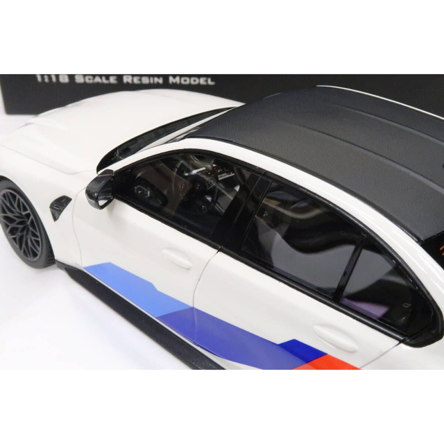 TSM BMW M3 M Performance (G80) Alpine White 1/18 Scale Model Car