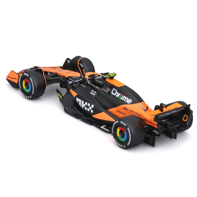 Bburago F1 McLaren F1 Team MCL38 Miami Grand Pix 2024 No.4 - Lando Norris Senna Livery 1/43 Scale Model