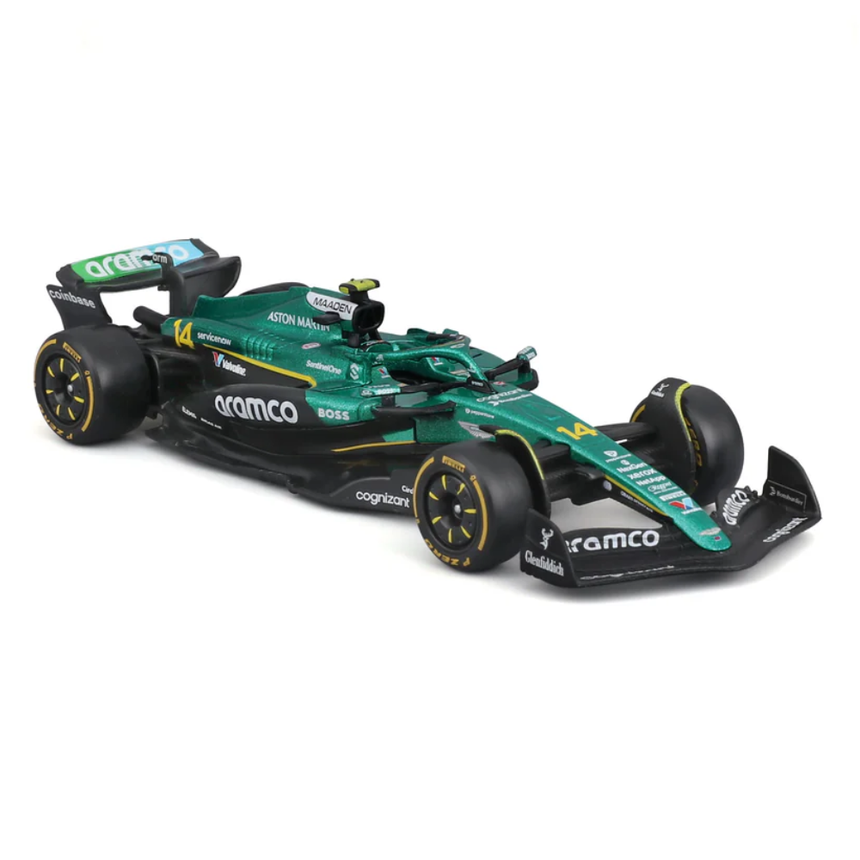 Bburago F1 Aston Martin F1 Team AMR25 Fernando Alonso 1/43 Scale Model