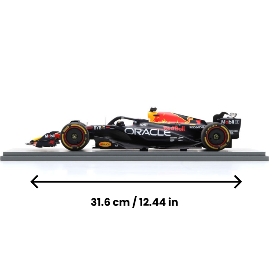 Spark Models F1 Oracle Red Bull Racing RB19 No.1 Oracle Red Bull Racing 2nd Sprint Race Qatar GP 2023 - Max Verstappen 1/18 Scale