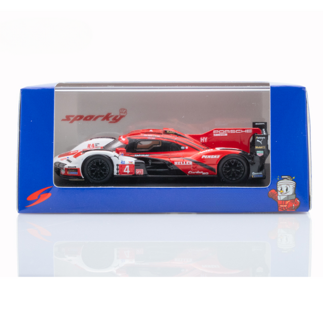 Spark Models Porsche 963 No.4 Porsche Penske Motorsport - Le Mans 24H 2024 - M. Jaminet - F. Nasr - N. Tandy 1/64 Scale Model