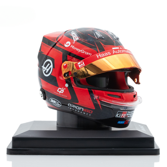 Spark Models MoneyGram Haas F1 Team - Esteban Ocon - 2025 Mini Replica Helmet Model 1/5 Scale Model