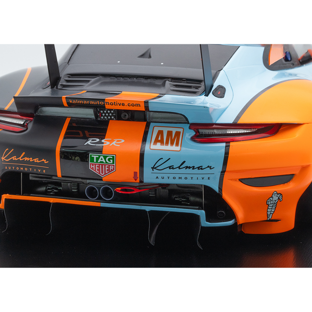 Spark Models Porsche 911 RSR - 19 No.86 GR Racing 3rd LM GTE AM class Le Mans 24H 2023-M. Wainwright - B. Barker - R. Pera 1/12 Scale Model Car