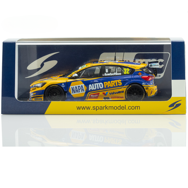 Spark Models NAPA Racing UK No.32 Ford Focus BTCC - Snetterton Race 2 Winner 2025 - Daniel Rowbottom 1/43 Scale Model