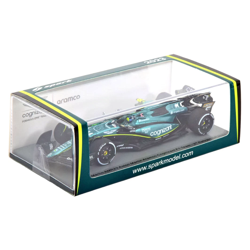 Spark Models F1 Aston Martin F1 AMR23 No.14 Aston Martin Aramco Cognizant - Fernando Alonso - F1 Team 1/43 Scale