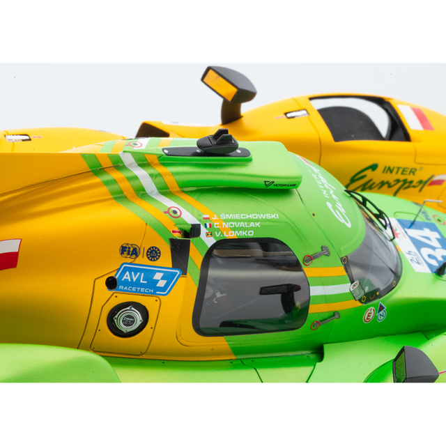 Spark Models Oreca 07 - Gibson No.34 INTER EUROPOL COMPETITION - J. Smiechowski - C. Novalak - V. Lomko 1/18 Scale