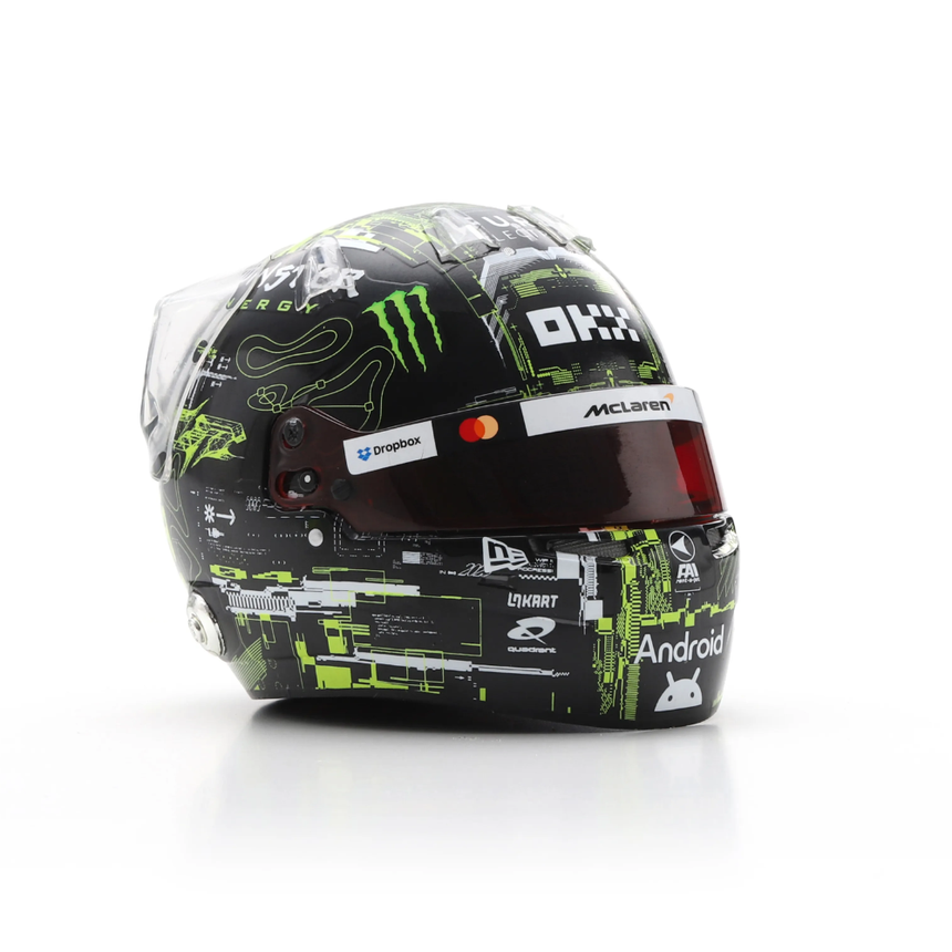 Spark Models McLaren Formula 1 Team - Lando Norris - 2025 Mini Replica Helmet Model Test Helmet 1/5 Scale