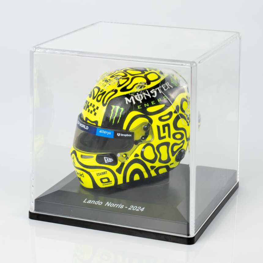 Spark Models F1 2024 Lando Norris McLaren F1 Team 1/5 Scale Mini Replica Helmet Model