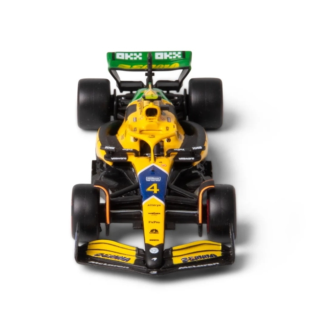 Bburago F1 McLaren F1 MCL38 2024 No.4 - Lando Norris Senna Livery 1/43 Scale Model