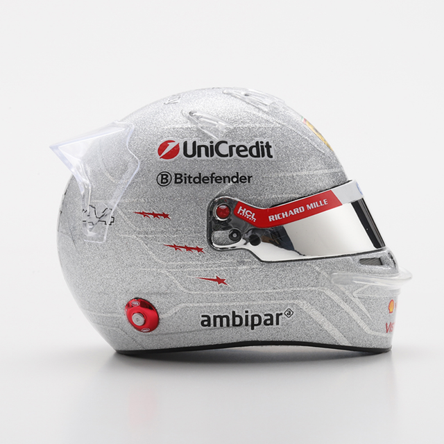 LookSmart F1 Lewis Hamilton – Scuderia Ferrari HP Las Vegas GP 2025 1/5 Scale Mini Replica Helmet