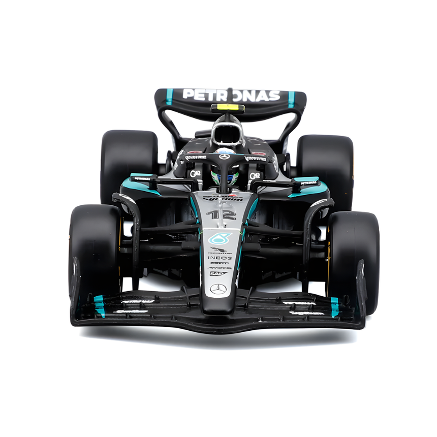 Bburago F1 Mercedes F1 Team AMG W16 2025 Kimi Antonelli With Helmet 1/43 Scale Model