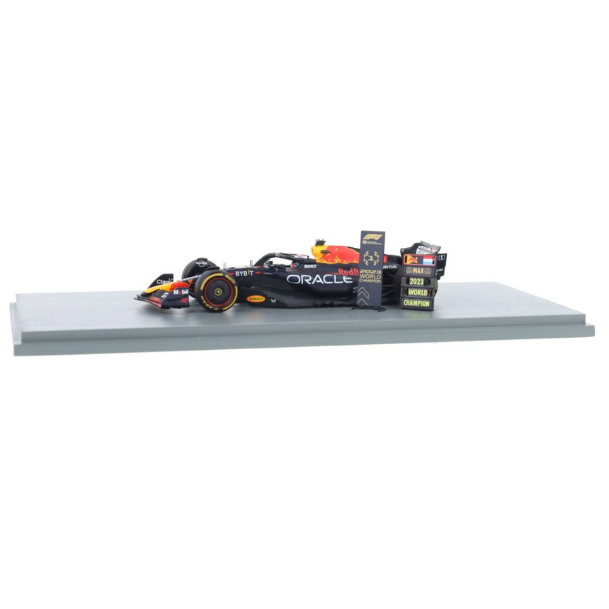 Spark Models F1 Oracle Red Bull Racing RB19 No.1 Oracle Red Bull Racing 2nd Sprint Race Qatar GP 2023 - Max Verstappen 1/43 Scale