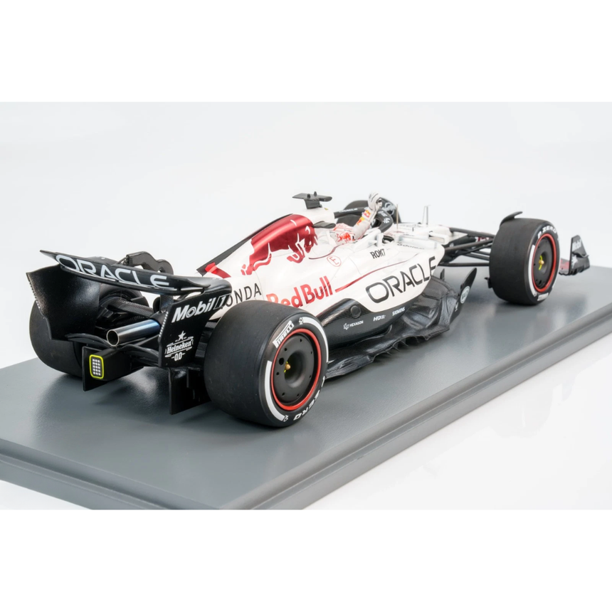 Spark Models F1 Red Bull Racing RB21 No.1 Oracle Red Bull Racing - Winner Japanese GP 2025 - Max Verstappen (With Pit Board) 1/18 Scale Model