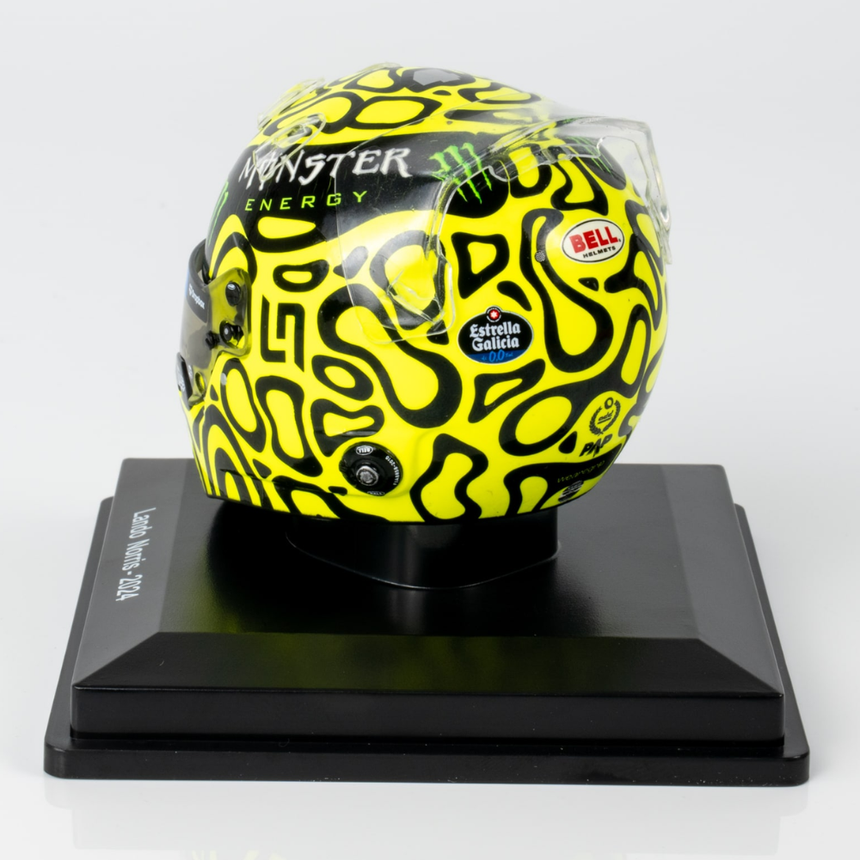 Spark Models F1 2024 Lando Norris McLaren F1 Team 1/5 Scale Mini Replica Helmet Model
