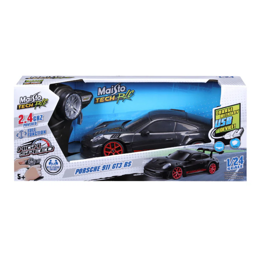 Maisto Premium RC Remote Control Porsche 911 GT3 RS 2.4GHz 1/24 Scale