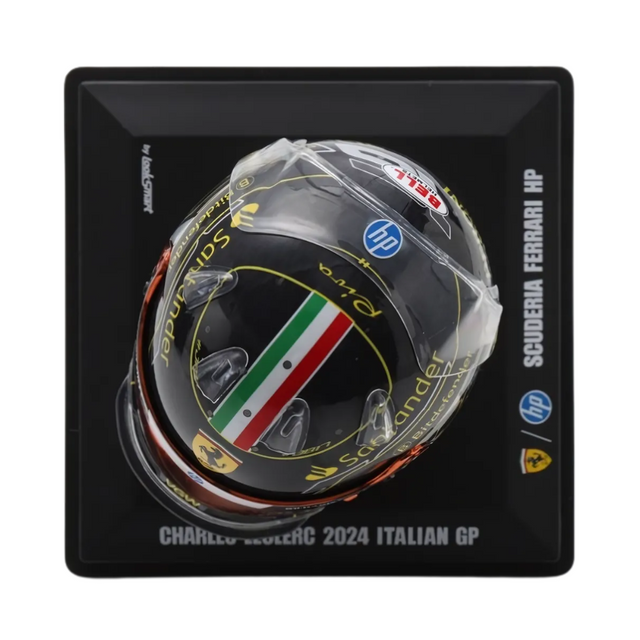 LookSmart Charles Leclerc Monza GP 2024 Mini Replica Helmet Model 1/5 Scale