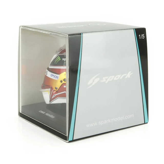 Spark Models F1 Lewis Hamilton - US GP - F1 World Championship 2019 Mini Replica Helmet 1/5 Scale