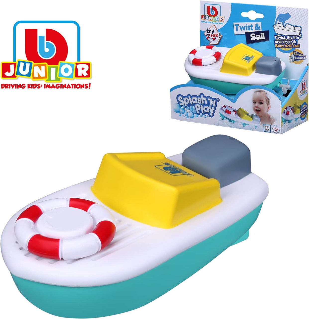 Bburago BB Junior Splash N Play Twist & Sail Toy