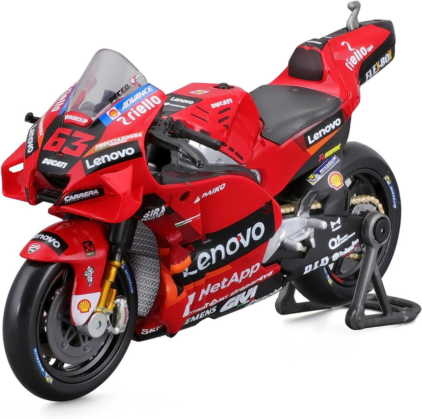 Maisto Ducati Lenovo 2022 No.63 (Bagnaia) 1/6 Scale