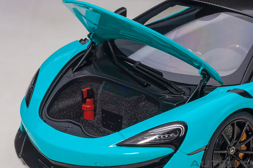 AutoArt McLaren 600LT 2019 (Fistral Blue) 1/18 Scale