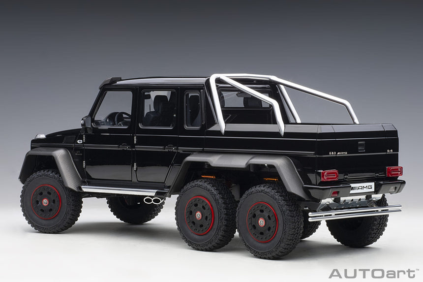 AutoArt Mercedes-Benz G63 AMG 6x6 2013 (Gloss Black) 1/18 Scale