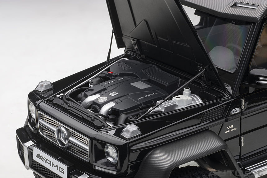 AutoArt Mercedes-Benz G63 AMG 6x6 2013 (Gloss Black) 1/18 Scale