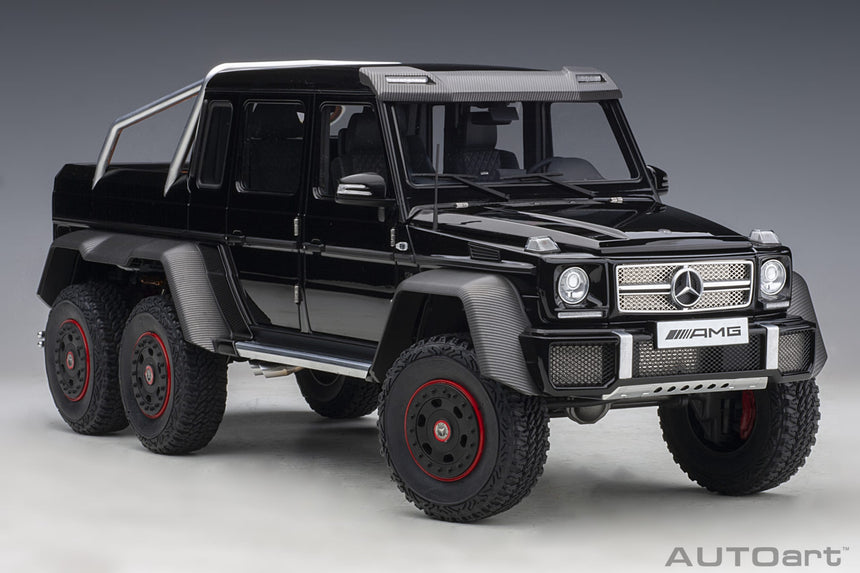 AutoArt Mercedes-Benz G63 AMG 6x6 2013 (Gloss Black) 1/18 Scale