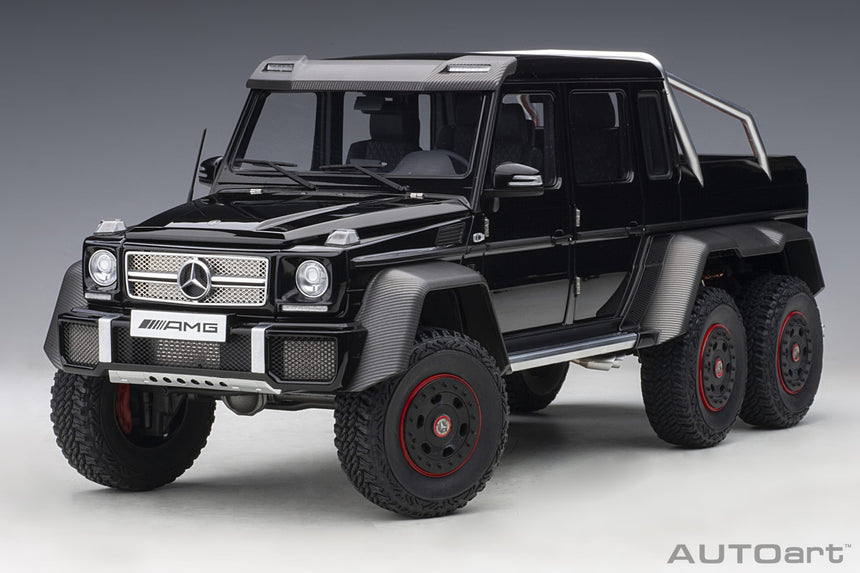AutoArt Mercedes-Benz G63 AMG 6x6 2013 (Gloss Black) 1/18 Scale
