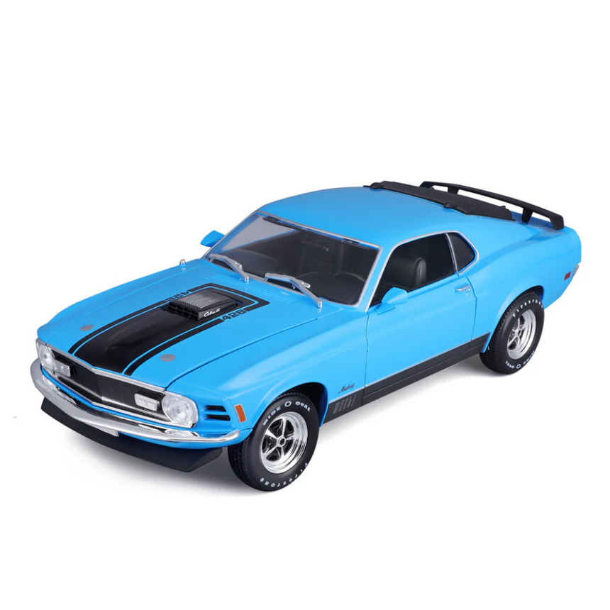 Maisto Ford Mustang Mach 1 1970 (Blue) 1/18 Scale Model