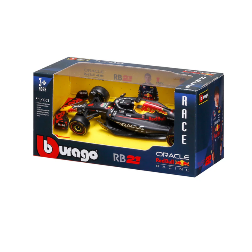 Bburago F1 Red Bull Racing RB21 Max Verstappen 1/43 Scale Model