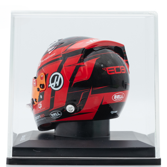 Spark Models MoneyGram Haas F1 Team - Esteban Ocon - 2025 Mini Replica Helmet Model 1/5 Scale Model