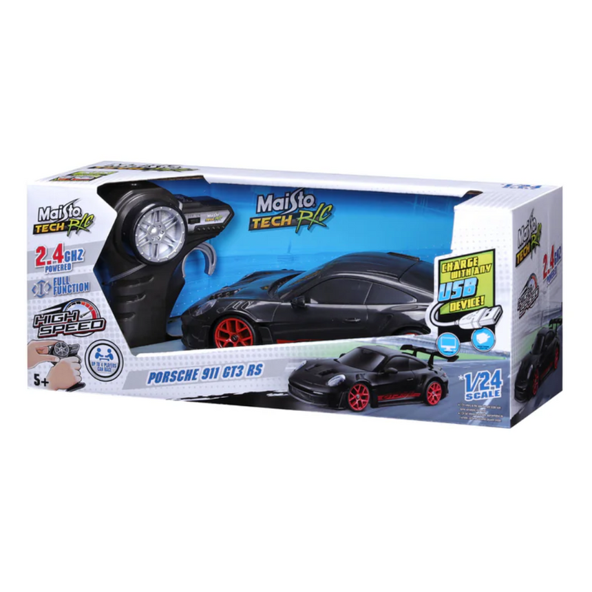 Maisto Premium RC Remote Control Porsche 911 GT3 RS 2.4GHz 1/24 Scale