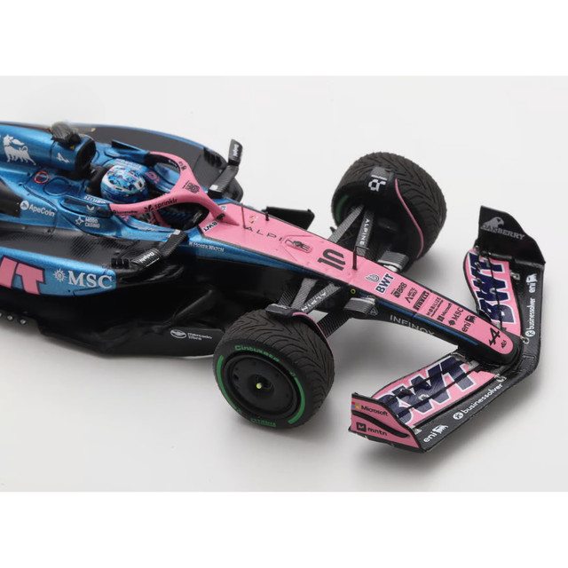 Spark Models F1 Alpine A525 No.10 BWT Alpine F1 Team - 6th British GP 2025 - Pierre Gasly 1/43 Scale Model