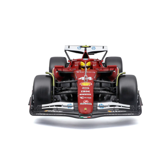 Bburago F1 Ferrari F1 Team Ferrari SF-25 2025 Lewis Hamilton with Helmet 1/18 Scale Model