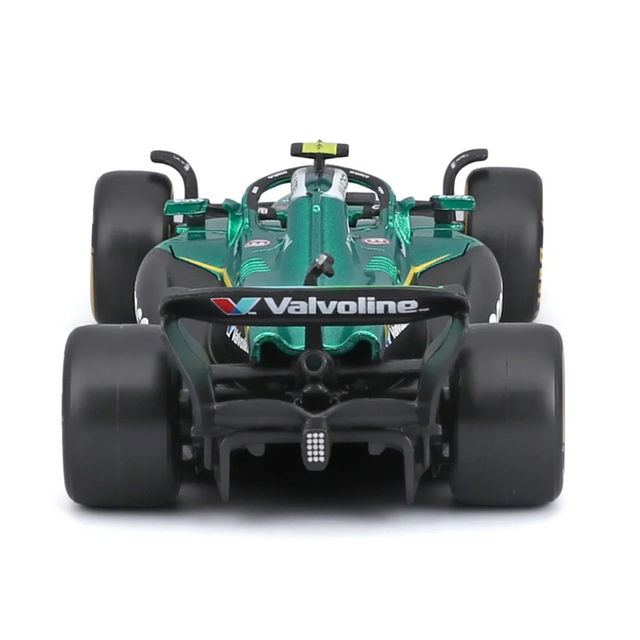 Bburago F1 Aston Martin F1 Team AMR25 2025 Fernando Alonso With Helmet 1/43 Scale Model