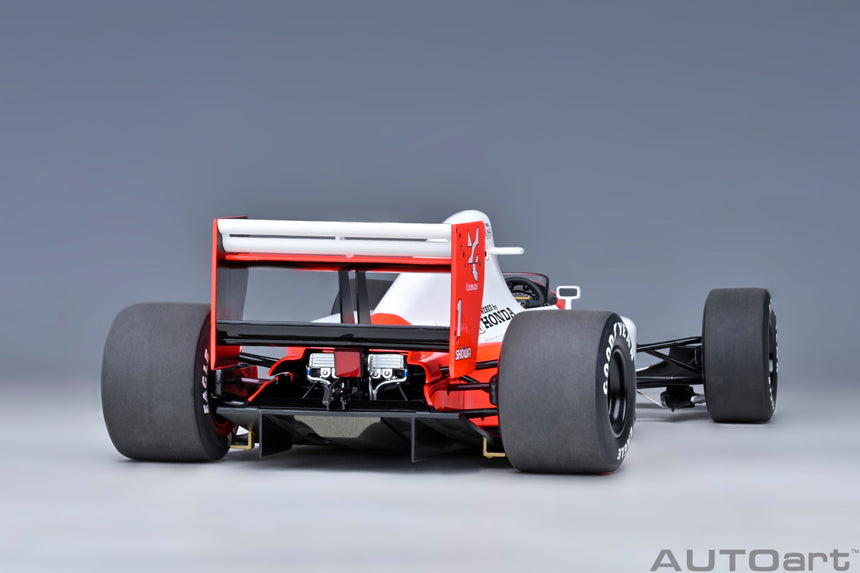 AutoArt McLaren Honda MP4/6 1991 - A. Senna No.1 (Without McLaren Logo) Japanese GP 1/18 Scale