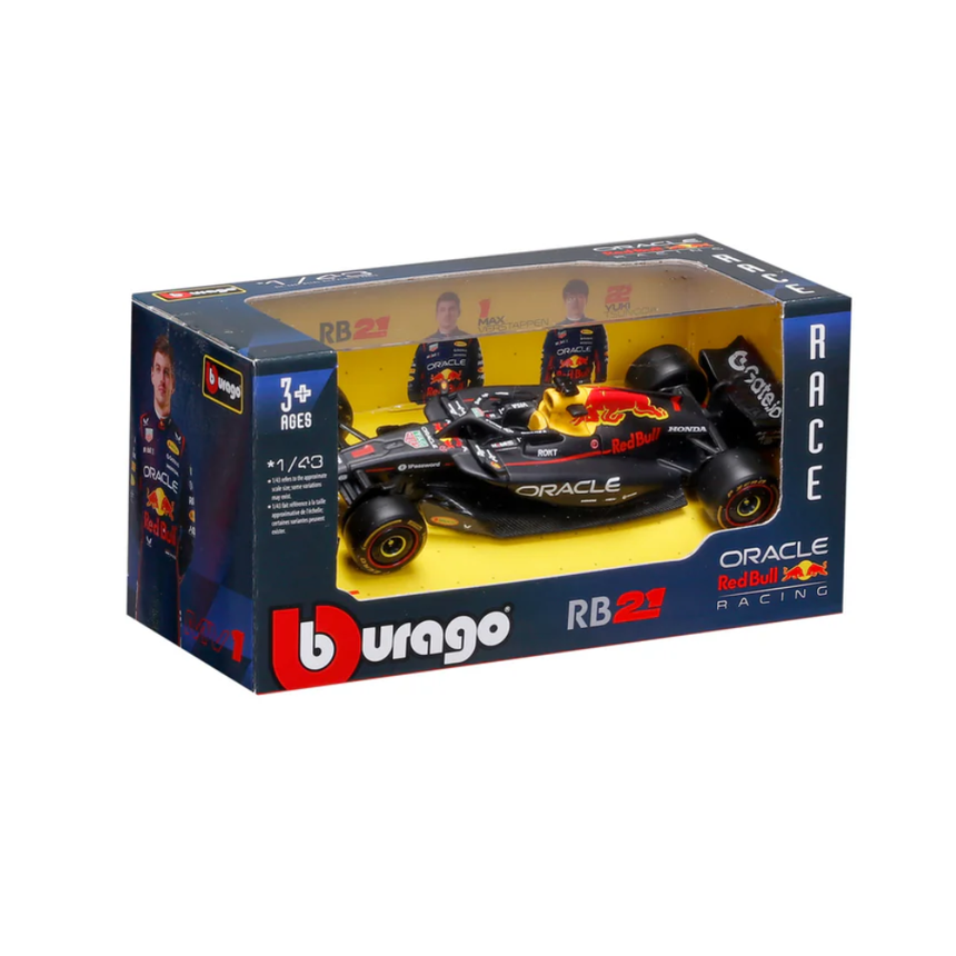 Bburago F1 Red Bull Racing RB21 Max Verstappen 1/43 Scale Model