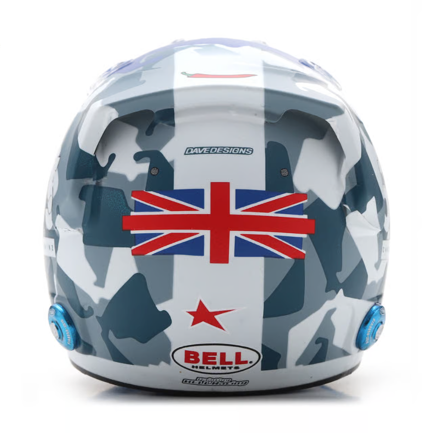 Spark Models F1 Williams Racing - Carlos Sainz - British GP 2025 Mini Replica Helmet 1/5 Scale Model