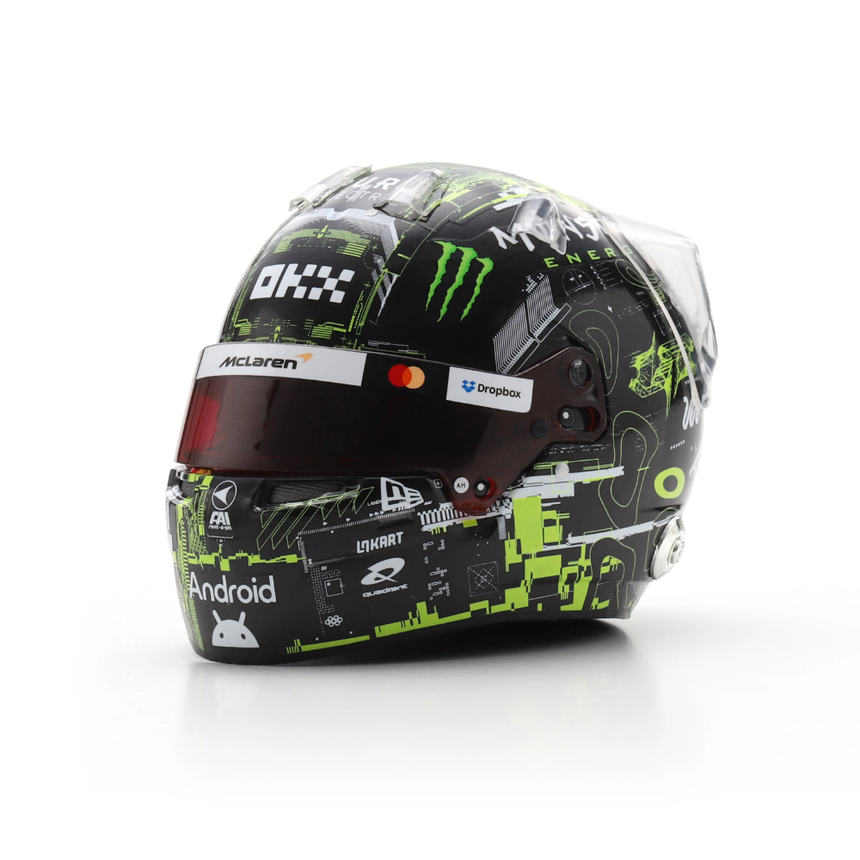 Spark Models McLaren Formula 1 Team - Lando Norris - 2025 Mini Replica Helmet Model Test Helmet 1/5 Scale