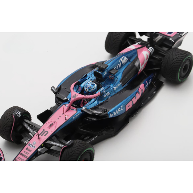 Spark Models F1 Alpine A525 No.10 BWT Alpine F1 Team - 6th British GP 2025 - Pierre Gasly 1/43 Scale Model