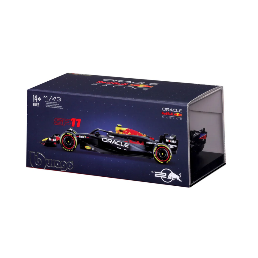 Bburago F1 Red Bull Racing RB20 2024 #11 With Helmet - Sergio Perez 1/43 Scale Model