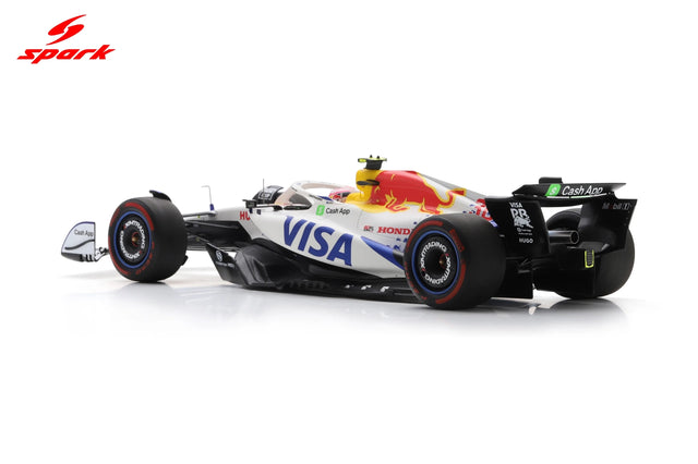 Spark Models F1 Racing Bulls VCARB 02 No.30 Visa Cash App Racing Bulls F1 Team 2025 - Liam Lawson - Japanese GP 2025 1/18 Scale Model