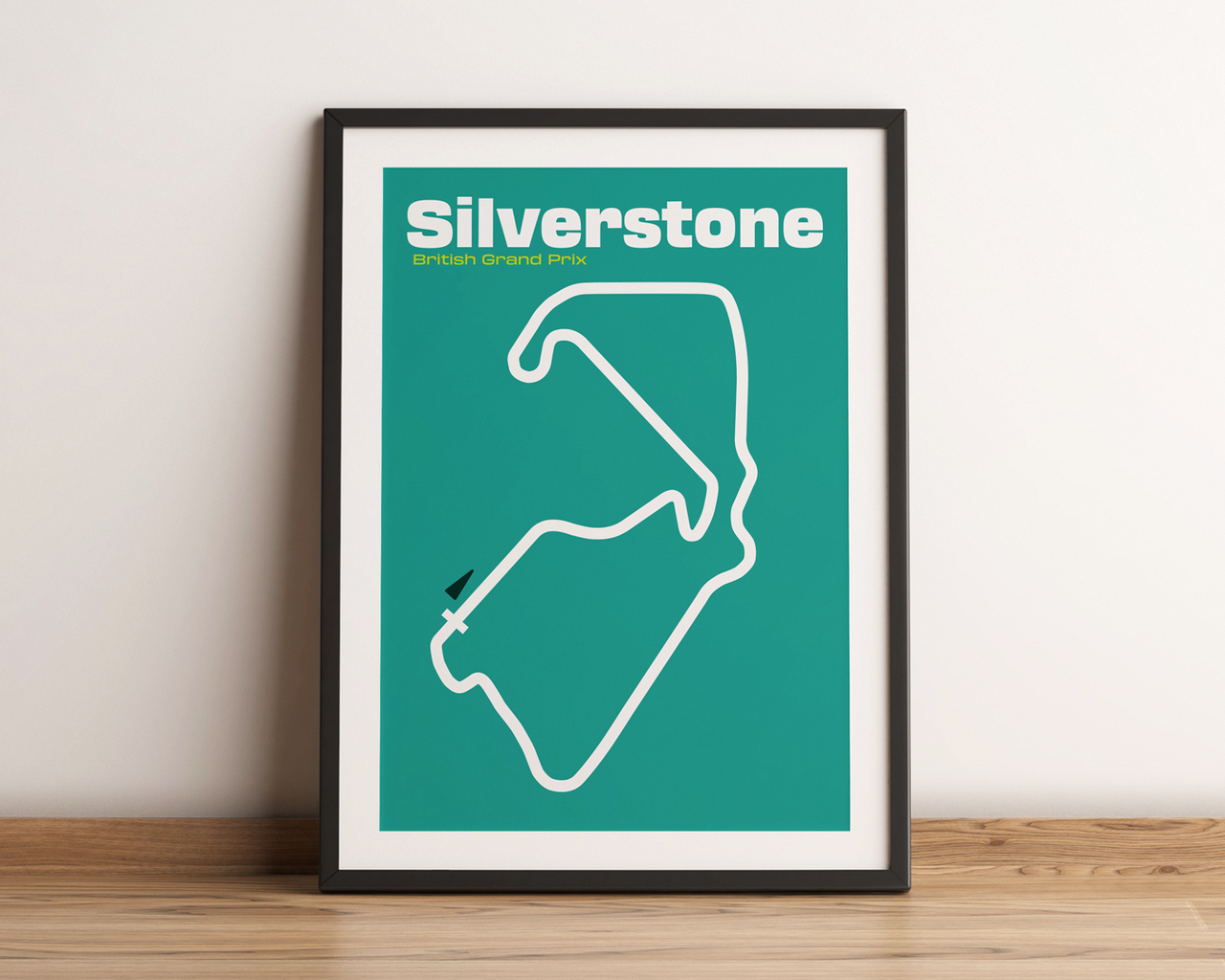 Silverstone Aston Martin Racing F1 Team Colours Poster