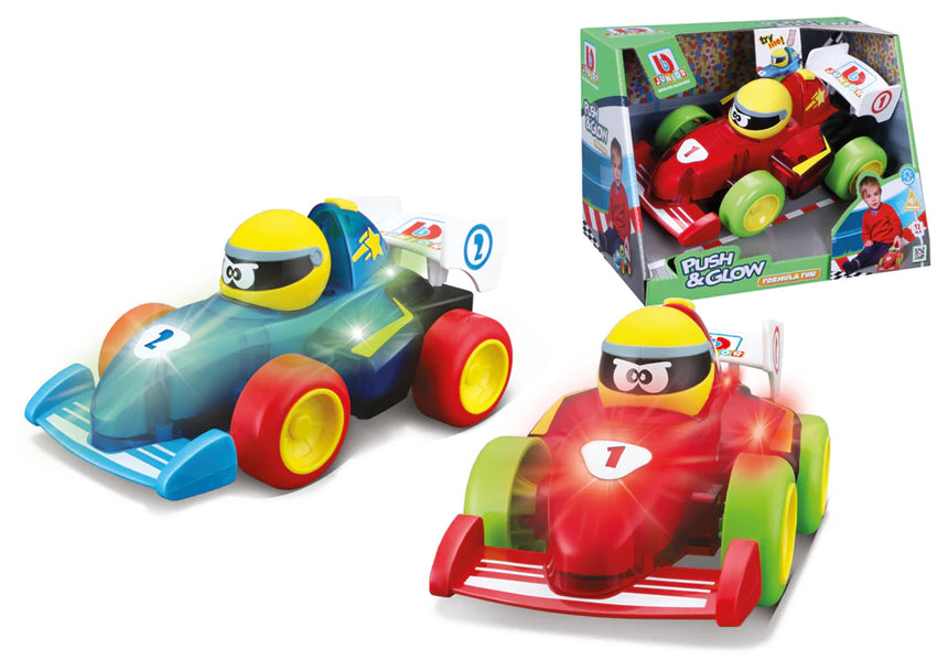 Bburago BB Junior Push & Glow F1 Car (1 Random Car)