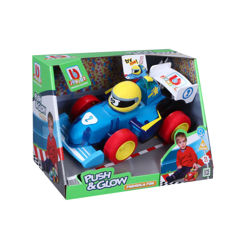 Bburago BB Junior Push & Glow F1 Car (1 Random Car)