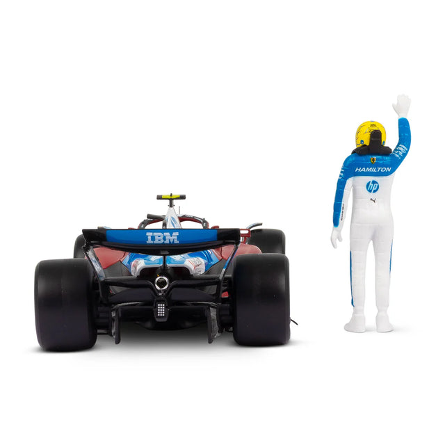 Bburago F1 Ferrari F1 Team SF-25 2025 With Driver Figure Lewis Hamilton Miami GP 1/24 Scale Model