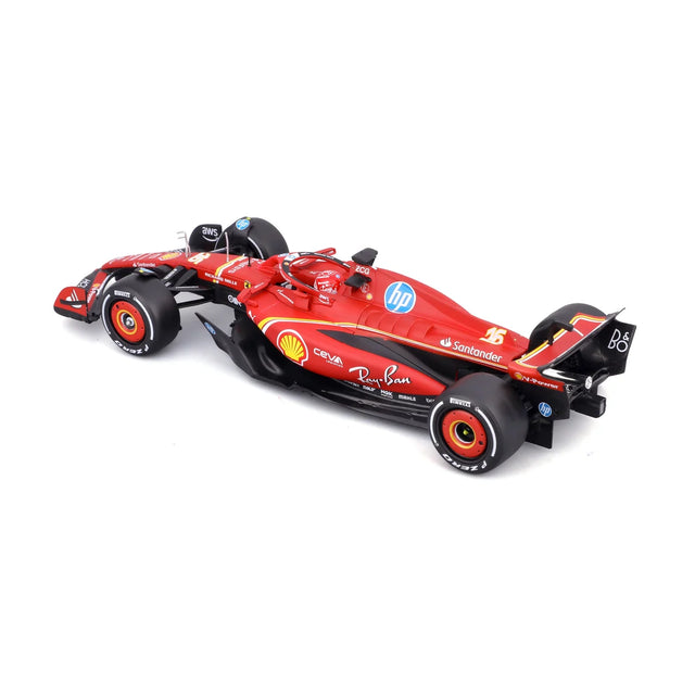 Bburago F1 Ferrari SF-24 2024 Model Kit Charles Leclerc 1/24 Scale Model