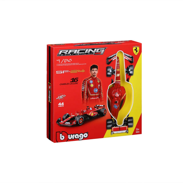 Bburago F1 Ferrari SF-24 2024 Model Kit Charles Leclerc 1/24 Scale Model